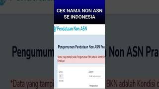 YUK CEK NAMA NON ASN [upl. by Ahsillek]