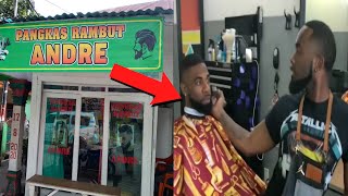 Pangkas Rambut Andre Andre Barbershop  Mas Andre Cukur Mas Azriel [upl. by Nirehtak425]