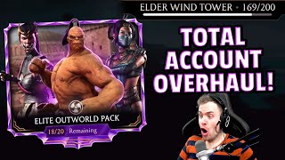 MK Mobile Elite Outworld Pack Opening  Best Talent Tree Setup for Towers [upl. by Ayokal362]