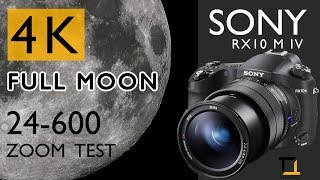 SONY RX10 M IV ZOOM TEST I FULL MOON FOOTAGE I 4K [upl. by Oiramd748]