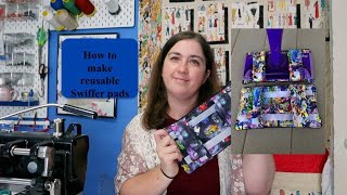 How to make reusable Swiffer mop pads and how to tell the difference in hook and loop velcro [upl. by Hillier]