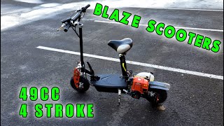 Drive Around Town  Motorized Gas Scooter [upl. by Meehan93]