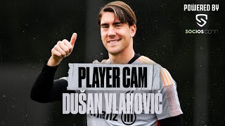 🎥 Vlahovic Training Cam  All Eyes On Dusan in Training  Powered by JUV [upl. by Ayitahs]