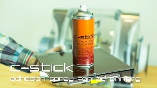 CStick  Adhesion Spray for 3D Printing [upl. by Sansen717]