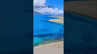 Lake Pangong Tso 🏝️The Beautiful 3 Idiots Lake in Ladakh🏔️ shortsfeed shorts shortvideo [upl. by Aicirtac912]