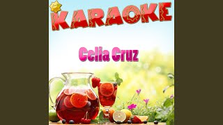 Quimbara Popularizado por Celia Cruz Karaoke Version [upl. by Gredel]