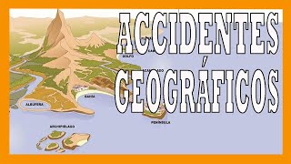 ✅✅✅Las FORMAS DEL RELIEVE  Modelado del relieve  Accidentes geográficos ✅✅✅ [upl. by Burney]