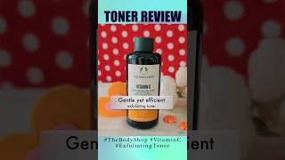 The Body Shop Exfoliating Toner 😍 shorts skincarereview toner [upl. by Lunnete584]