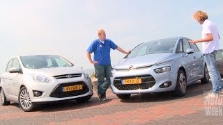 Dubbeltest  Ford CMax vs Citroën C4 Picasso [upl. by Monson]