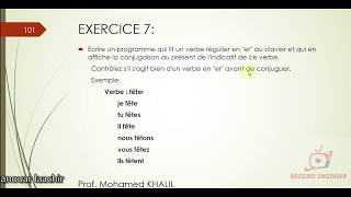 100 LANGAGE C CHAINE DE CARACTERE EX 7 DARIJA [upl. by Starlin830]