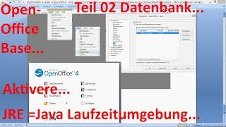 X0080 Open Office JRE Java Laufzeitumgebung in Einstellungen aktivieren [upl. by Cleland647]