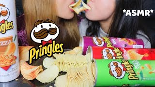 ASMR EATING PRINGLES CHIPS EXTREME CRUNCHY SOUNDS mukbang [upl. by Ettezoj]