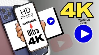 Mobile HD Display Mai Kaise Chalay 4K Support Only on Technology 93 [upl. by Eiramrefinnej]