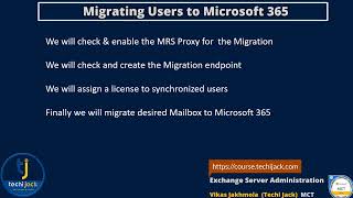 Migrating Mailboxes to Ms 365  Microsoft Exchange 201619  TechiJack [upl. by Kahn204]