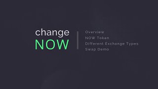 ChangeNow  Instant Crypto Noncustodial Exchange  Overview [upl. by Eartha]