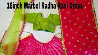 18inch Marbel Yugal Jodi Poshak  Radha Rani Dress  Yugal Sarkar Shringar [upl. by Ecyle306]