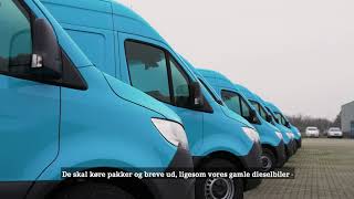 Hessel leverer 25 Mercedes eSprinter til PostNord [upl. by Melitta]