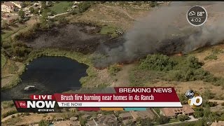 Fire expert explains strategy for putting out 4S Ranch brush fire [upl. by Nomis]