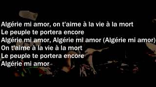 L Algerino Algerie mi amor Paroles Lyrics [upl. by Silvan]