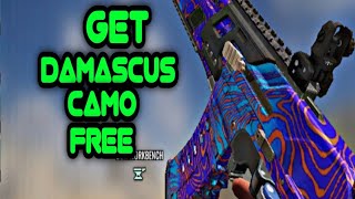 how get Damascus camo for free in blood strike Fps mobile [upl. by Artemus]