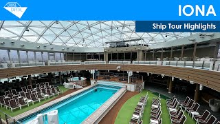 Iona Ship Tour Highlights PampO Cruises [upl. by Kirred]