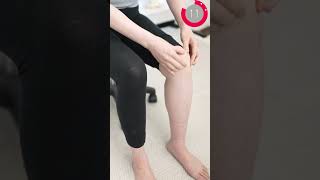 Knee lymph drainage massage to remove fat from your knees [upl. by Eelrahc406]