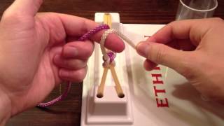 Surgical Knot Tying Twohanded Righty [upl. by Adnilrem]