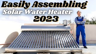 Easily Assembling Latest Solar Water Heater 💦🔥 Best Swimming Pool Heater For Budget [upl. by Oiraved]