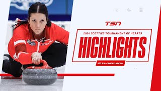 2024 SCOTTIES TOURNAMENT OF HEARTS HIGHLIGHTS Pool Play  Canada vs Manitoba [upl. by Newlin]