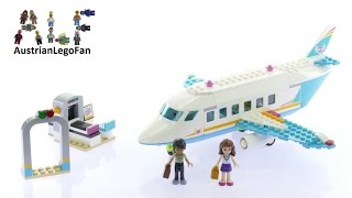 Lego Friends 41100 Heartlake Private Jet  Lego Speed Build Revview [upl. by Torhert204]