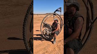 OneWheeled Motorcycle Build The Test Drive diy [upl. by Anerbes]