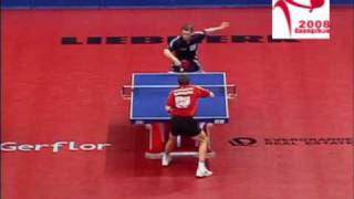 Werner Schlager vs JÃ¶rg RoÃŸkopf 2008 WTTTC [upl. by Roberta748]