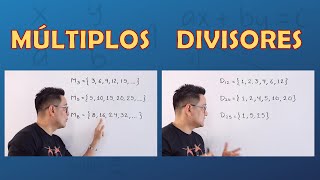 Múltiplos y divisores  Explicación desde cero [upl. by Ativad]