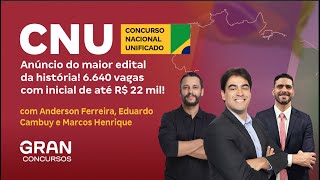 CNU URGENTE Anúncio do Concurso Nacional Unificado O maior edital da história Confira [upl. by Os434]