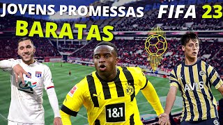 JOVENS PROMESSAS BARATAS PARA MODO CARREIRA FIFA 23 [upl. by Zarger]