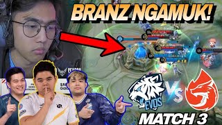 BRANZ NGAMUK PAKE BEATRIX  EVOS VS AURA MATCH 3  MPL S12 [upl. by Aneert452]