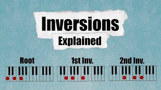 Piano Chord Inversions Explained [upl. by Mello]