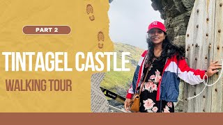 Tintagel Castle Walking Tour 🧿 cornwall uk telugu [upl. by Megan]