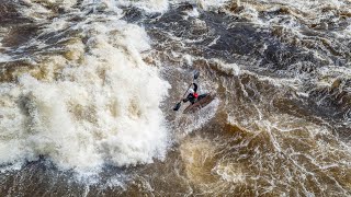 Canoe Surfing Giant Waimea [upl. by Tisdale607]