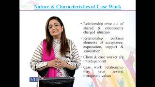 Nature and Characteristics of Social Case Work  Introduction to Social Work  SOC301Topic035 [upl. by Corabel18]