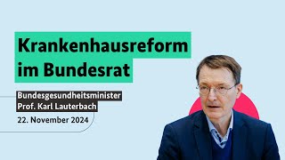 Kein Vermittlungsausschuss die Krankenhausreform kommt [upl. by Hutt]