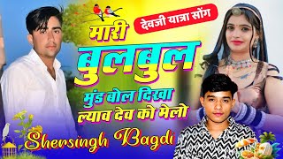 Song416देवजी यात्रा सोंग ll मारी बुलबुल मुंड बोल दिखा ल्याव देव को मेलो Shera Bagdi ll vairal [upl. by Sillek816]