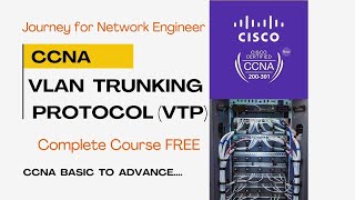 CCNA Switch VTP VLAN Trunking Protocol Class 34 ccnaeducation cisco router switch Networking [upl. by Gosser]