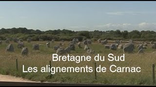 Bretagne du sud les alignements de Carnac LC VIDEO [upl. by Yblok]