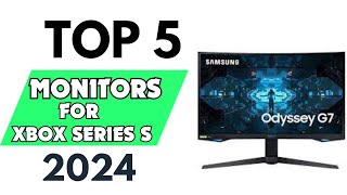 Top 5 Best Monitors for Xbox Series S of 2024 don’t buy one before watching this [upl. by Tamer]