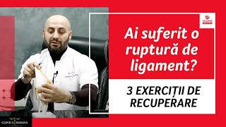 Ruptura de Ligamente Incrucisate Anterior 3 EXERCITII pentru Genunchi [upl. by Thorin583]