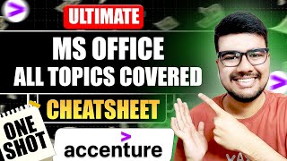 Only MS Office Cheatsheet You Need to Crack Accenture [upl. by Ardnovahs327]