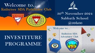 KRSDA Sabbath Service  Investiture Service 30th November 2024 [upl. by Notsek]