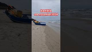 karwia sea beach autumn2024 november viralshorts [upl. by Neelyad710]