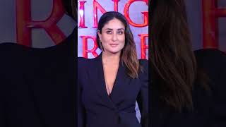 Kareena Kapoor stuns in allblack pantsuit at trailer launch of ‘The Buckingham Murders [upl. by Feliza]